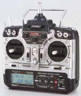 Photo, Futaba 8HUP transmitter.